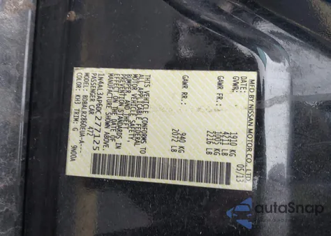 2013 Nissan Altima 2.5 S from USA, damaged, VIN 1N4AL3APXDN542018